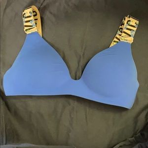 Blue Victoria Secret bra.